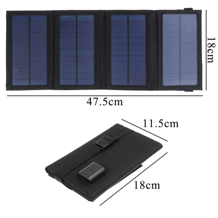 Outdoor 8W folding solar charger Off-road emergency mobile power supply - Power Chargers -  Trend Goods