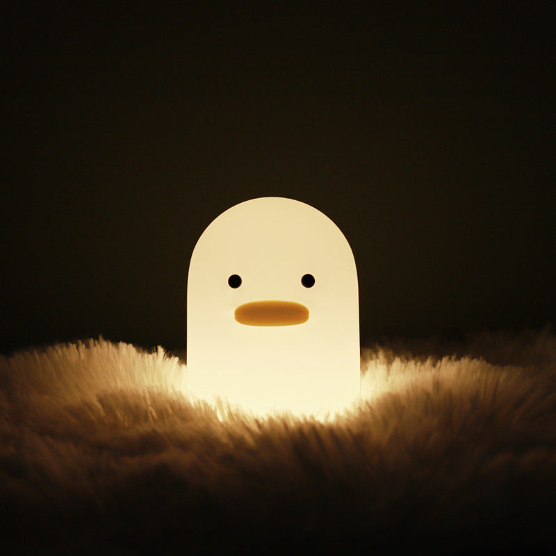 Nordic Cute Lovely Cartoon Dull Duck Led Night Light Silicone USB Charging - Night Lights -  Trend Goods