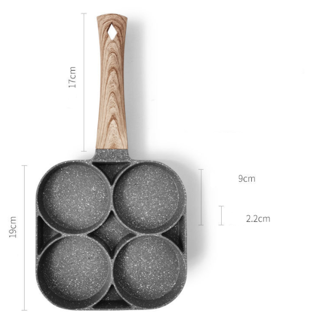 Four Hole Omelette Pan, Non-stick Pan - Pans -  Trend Goods