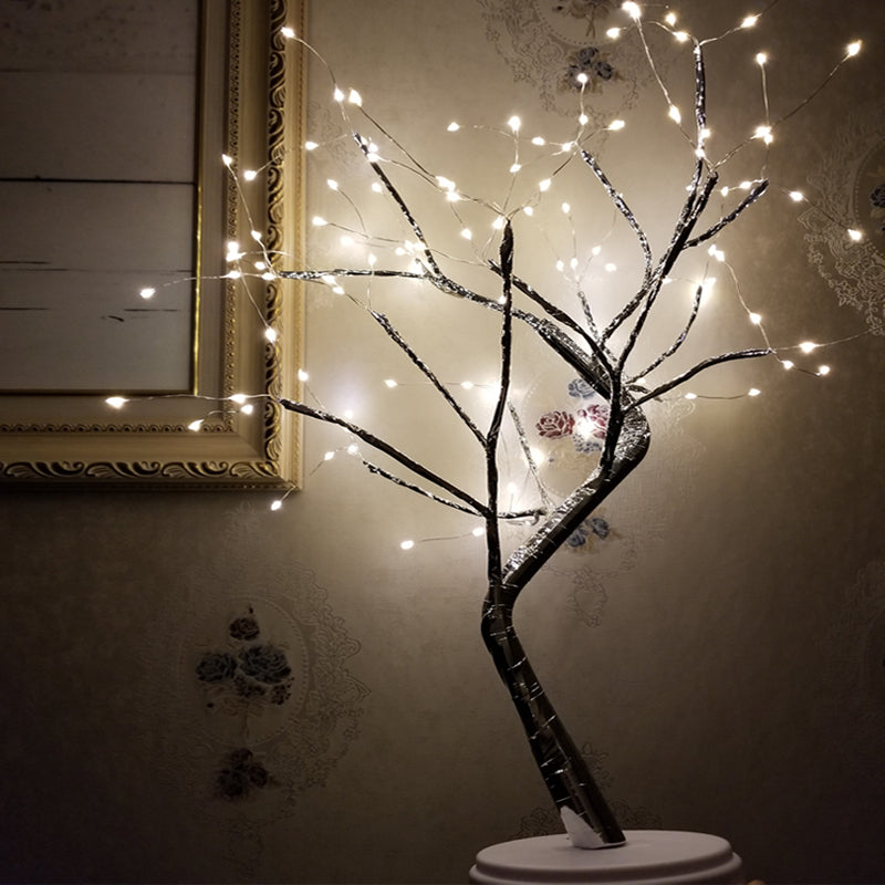 Tree Light Touch Switch Pearl Star Night Light - Home Decor -  Trend Goods