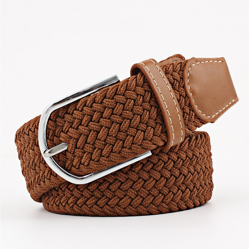 Casual Stretch Braided Canvas Belt Needle Buckle - Belts -  Trend Goods