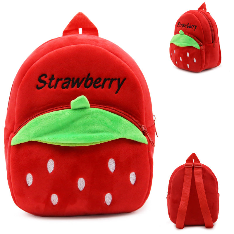 Children strawberry backpack - School Bags -  Trend Goods