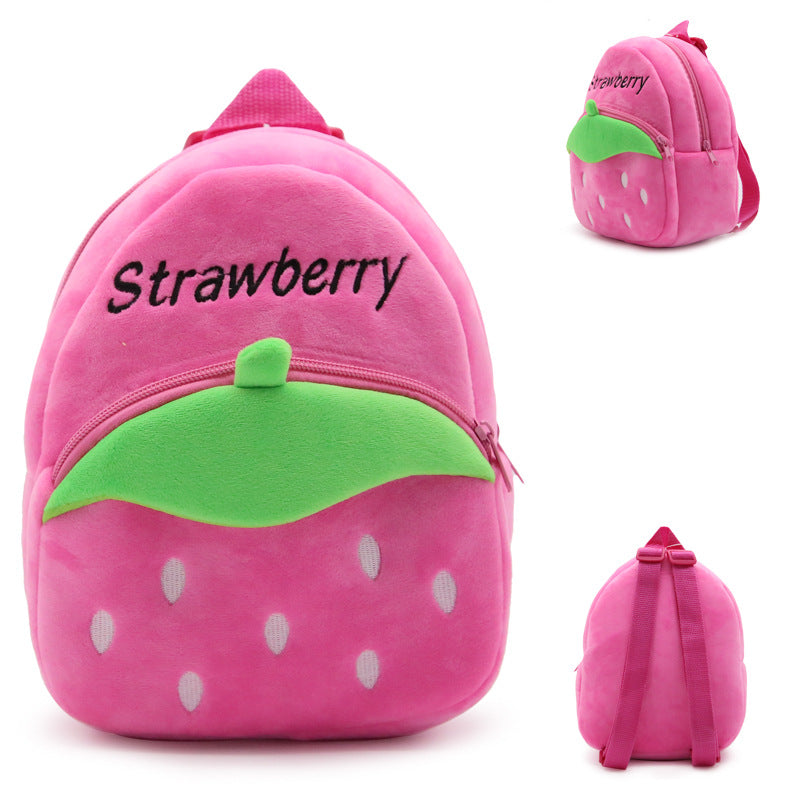 Children strawberry backpack - School Bags -  Trend Goods