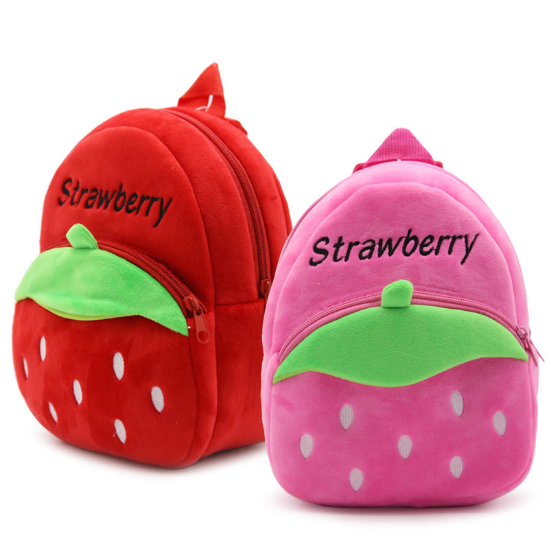 Children strawberry backpack - School Bags -  Trend Goods