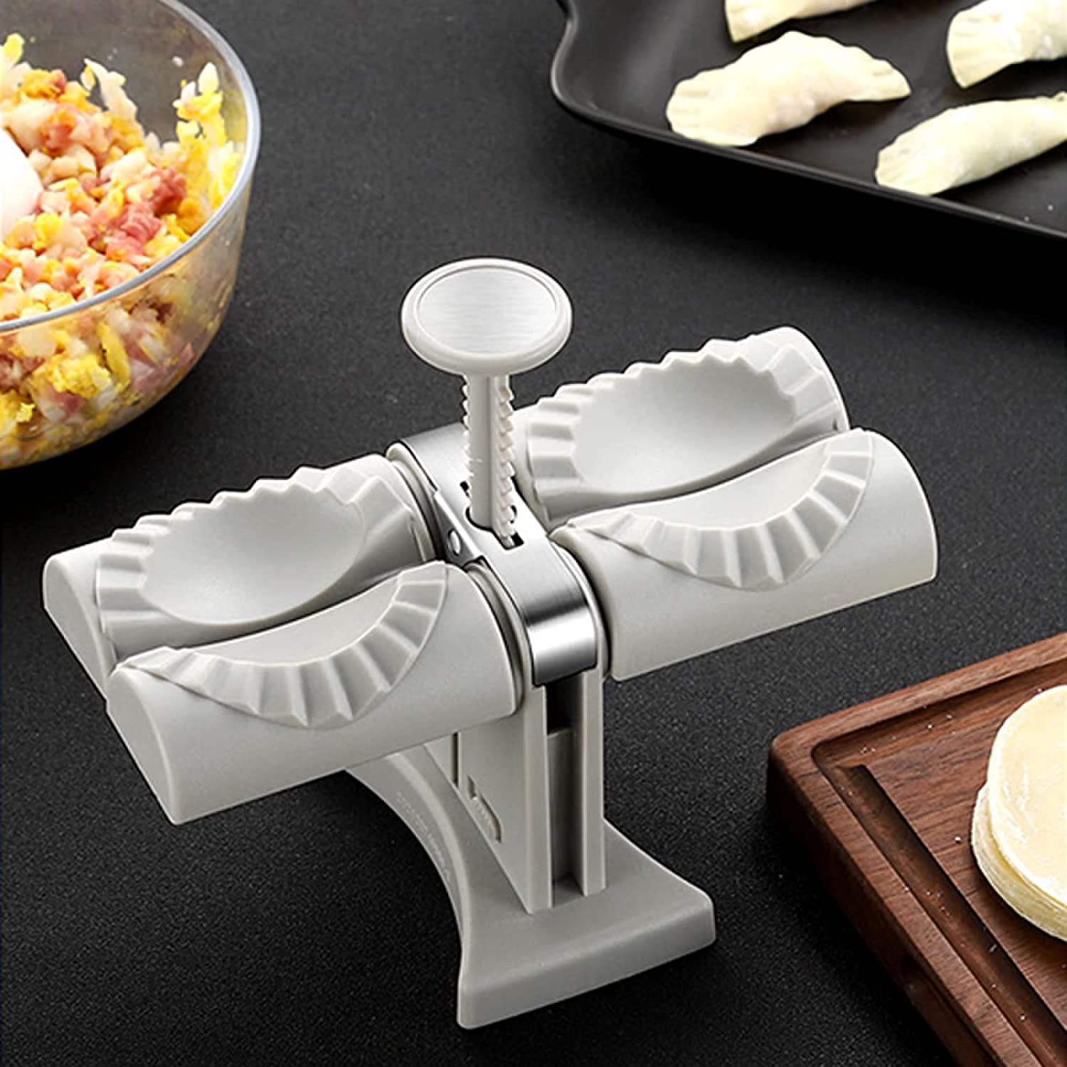 Double Head Lazy Dumpling Mold - Kitchen Gadgets -  Trend Goods