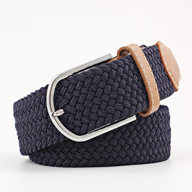 Casual Stretch Braided Canvas Belt Needle Buckle - Belts -  Trend Goods