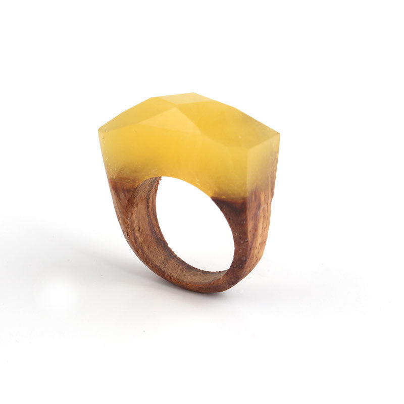 Wood ring characteristic ring resin ring - Rings -  Trend Goods