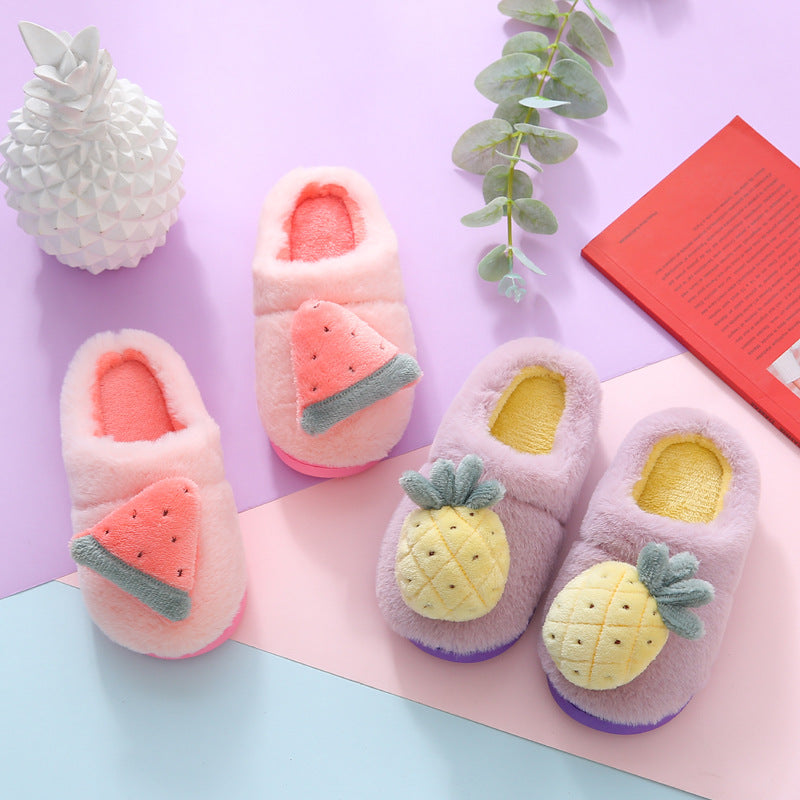 Children's fruit cotton slippers - Slippers -  Trend Goods