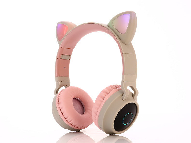 Cute Bluetooth 5.0 Headphone Stereo Wireless Headset - Bluetooth Headsets -  Trend Goods