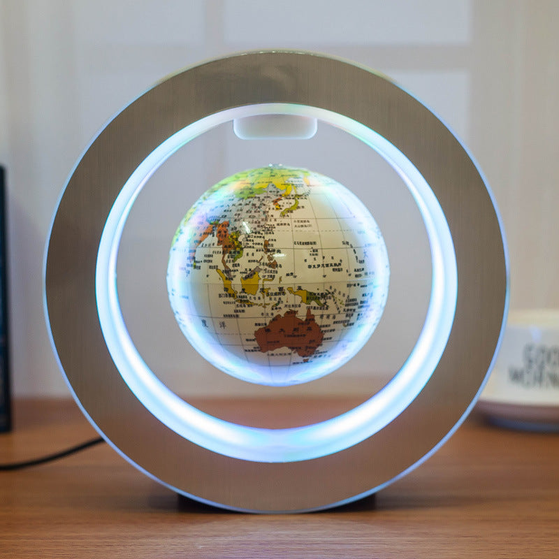Magnetic Levitation World Map Floating Globe Light - Lighting -  Trend Goods