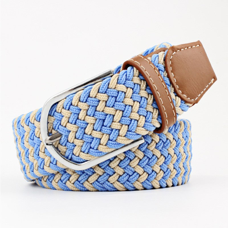 Casual Stretch Braided Canvas Belt Needle Buckle - Belts -  Trend Goods