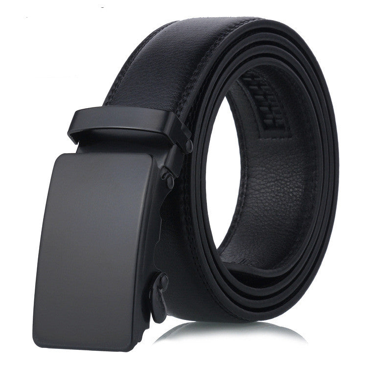 Black Sliding Buckle Men's Belt - Belts -  Trend Goods