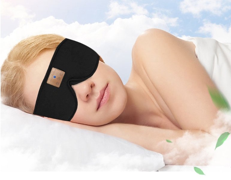3D Bluetooth 5.0 Sleep Headphones Eyemask With Ultra-Thin Stereo Speaker - Bluetooth Headsets -  Trend Goods