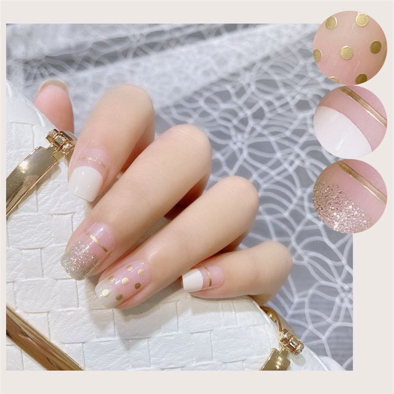 3D Nail Art Patch Nail Polish Sticker Finished Foot Nail Sticker - Nail Stickers -  Trend Goods