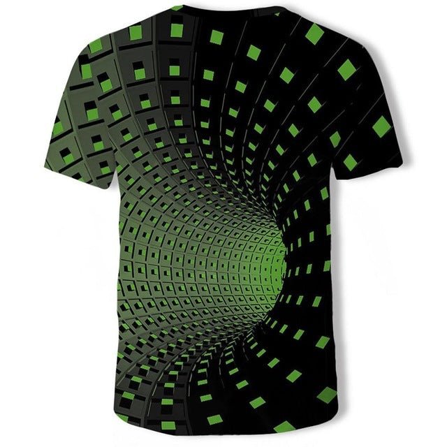 3D swirl print T-shirt - T-Shirts -  Trend Goods
