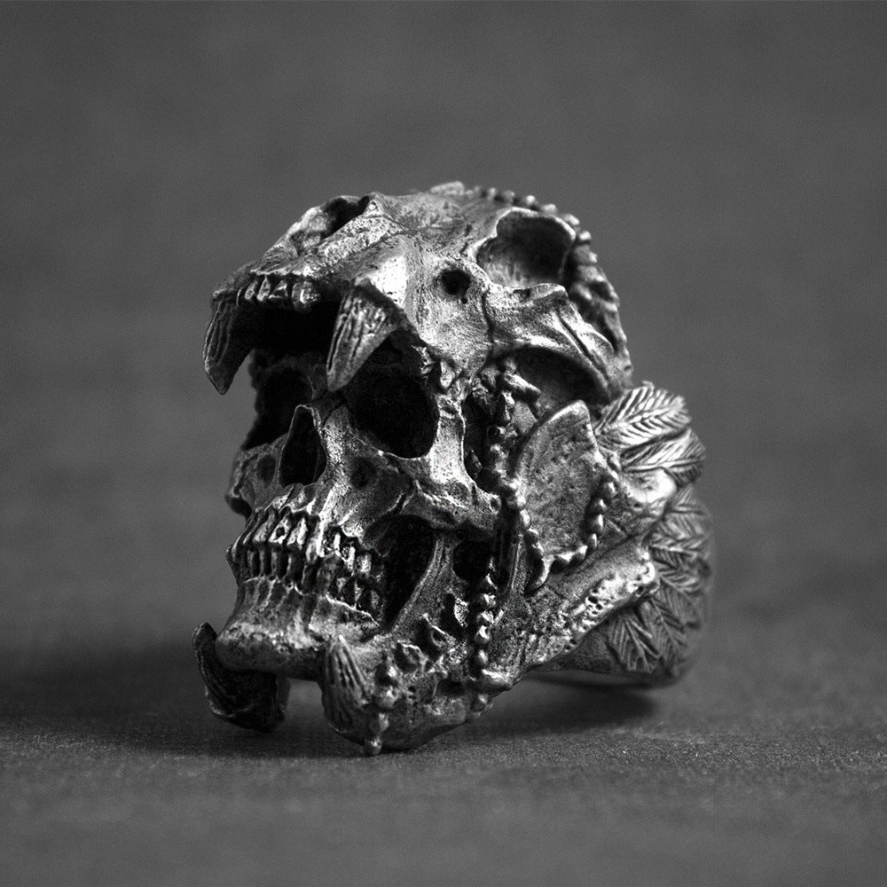 Skull Retro Devil Skull Ring - Rings -  Trend Goods