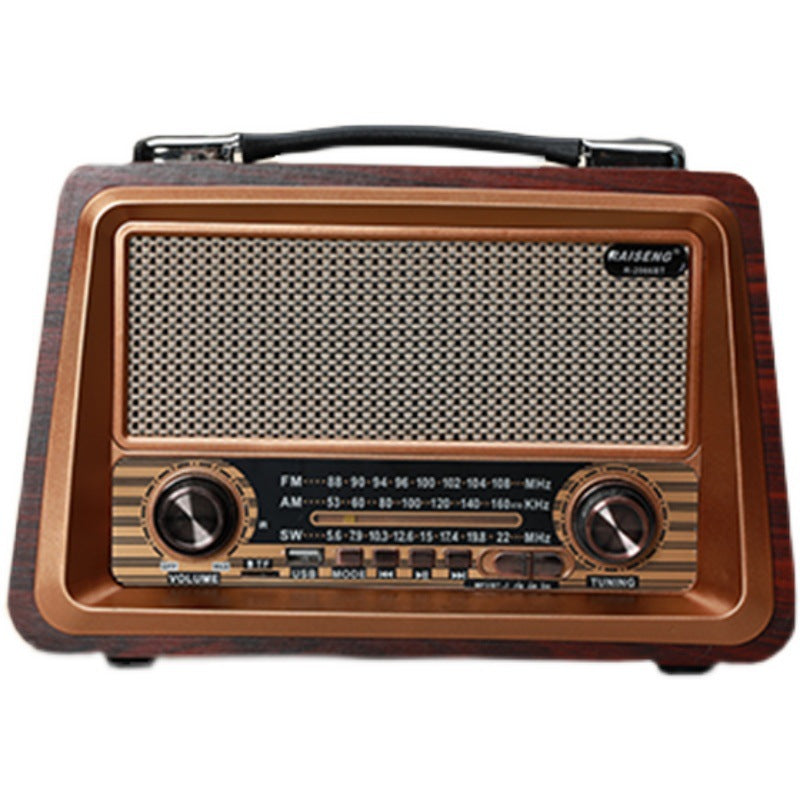 Wooden Retro Radio Wireless Bluetooth Speaker - Bluetooth Speakers -  Trend Goods