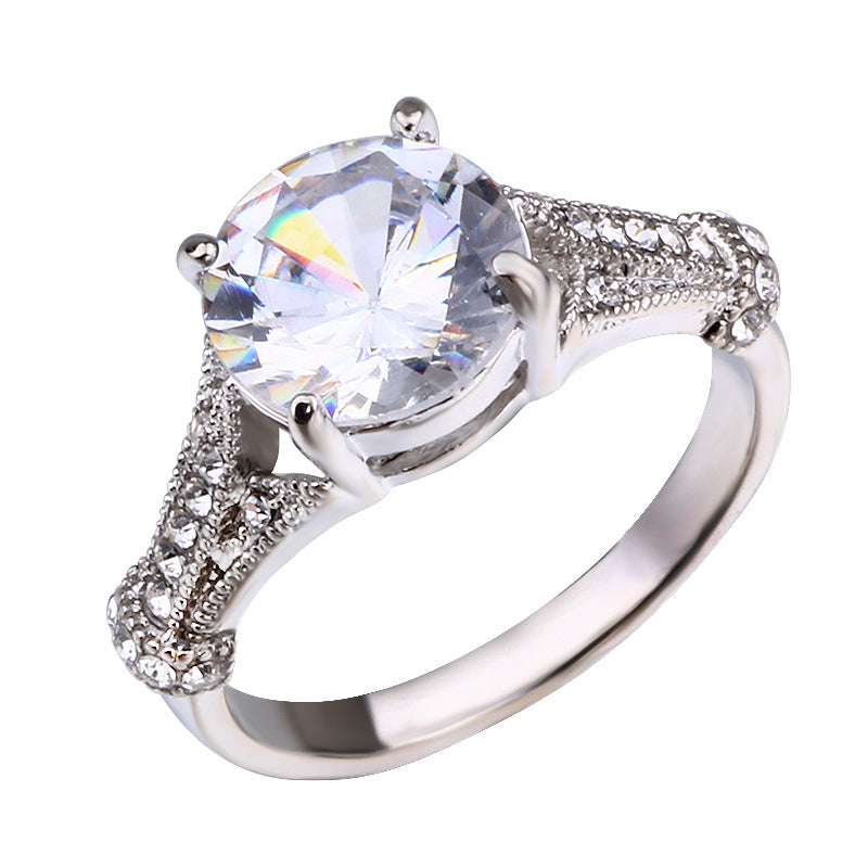 Style Round Super Sparkle Diamond Ring - Rings -  Trend Goods