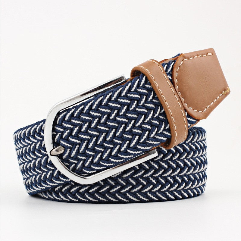 Casual Stretch Braided Canvas Belt Needle Buckle - Belts -  Trend Goods