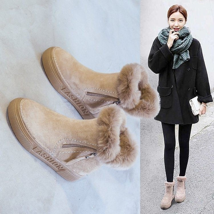 Winter Warm Plush Boots - Boots -  Trend Goods