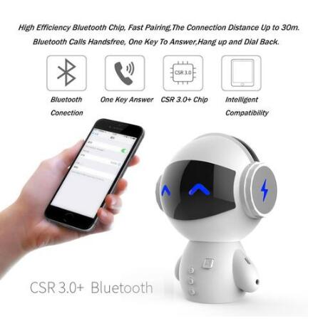 Fruitron cute mini robot speaker bluetooth - Bluetooth Speakers -  Trend Goods