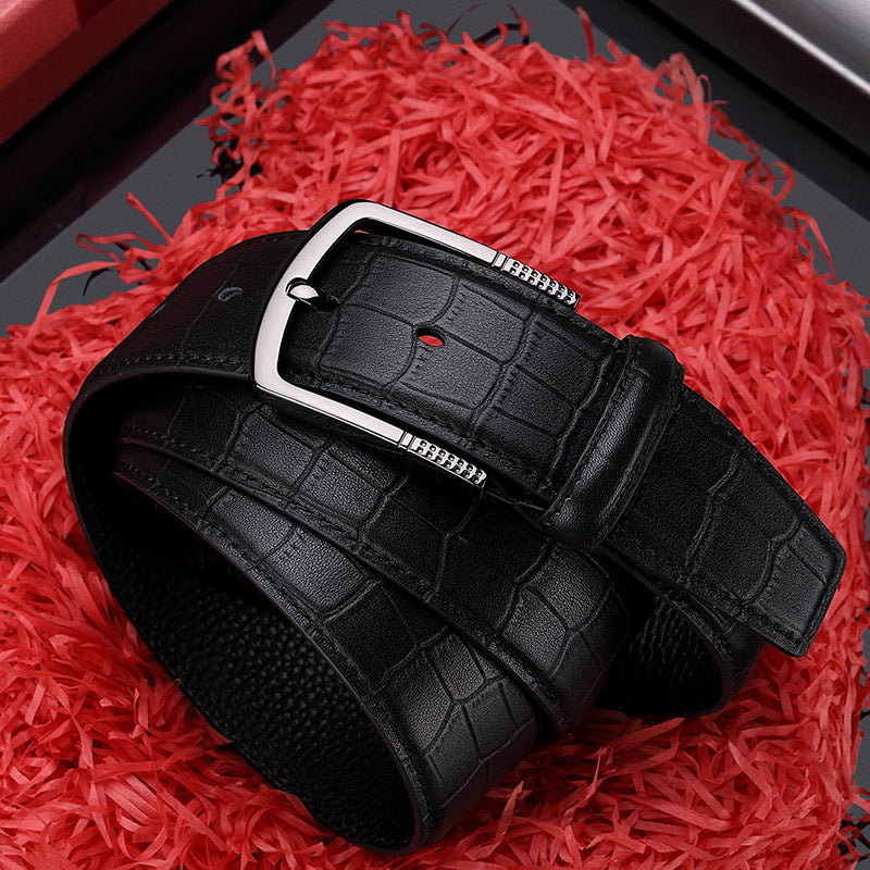 Men pin buckle trousers belt - Belts -  Trend Goods