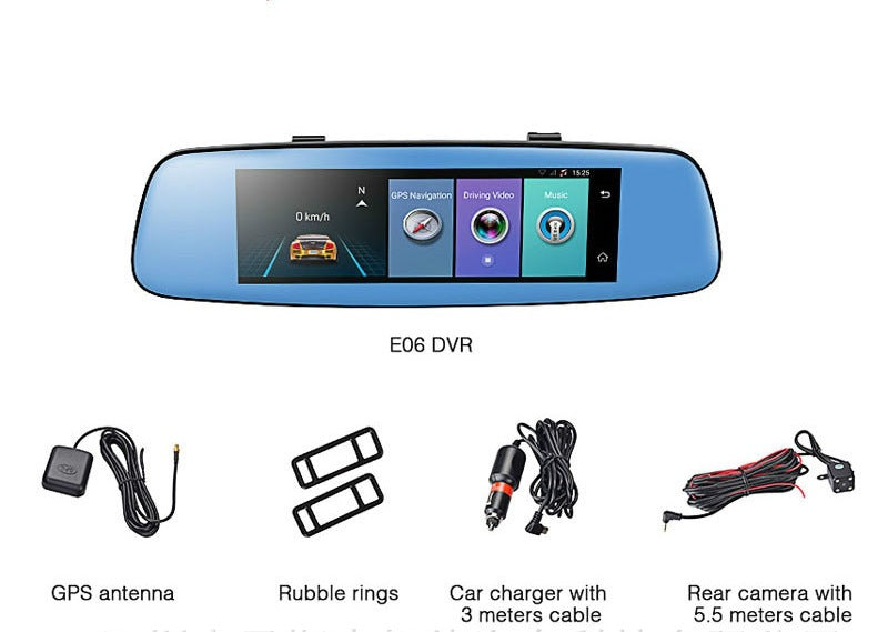 1080P HD 8 inch 4G cloud Android rear view mirror - DashCams -  Trend Goods