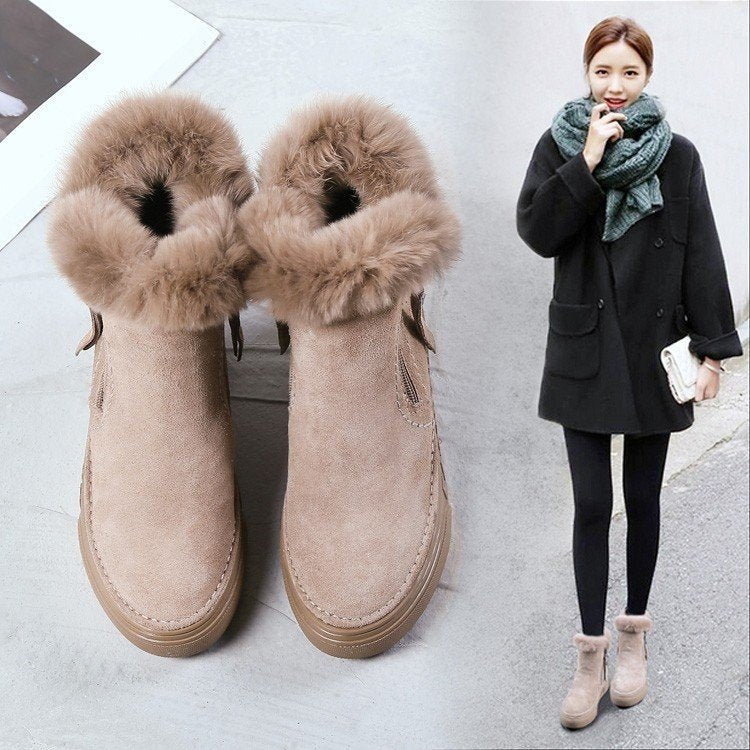 Winter Warm Plush Boots - Boots -  Trend Goods