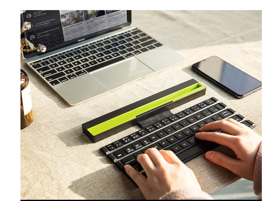 Portable Folding Wireless Keyboard - Keyboards -  Trend Goods