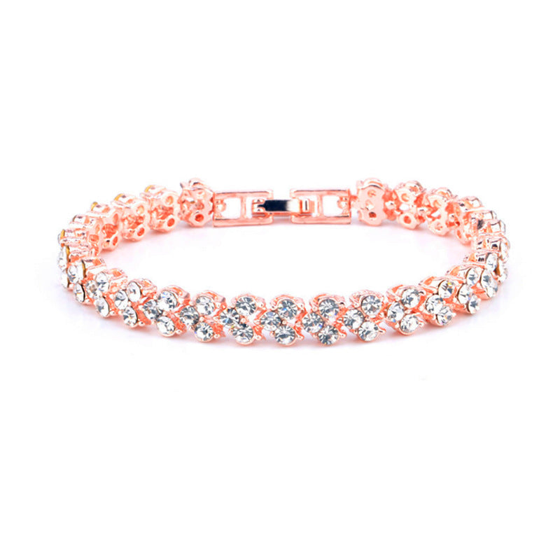 Square Diamond Rhinestone Starry Sky Face Ladies Watch Set with Bracelet - Watches -  Trend Goods