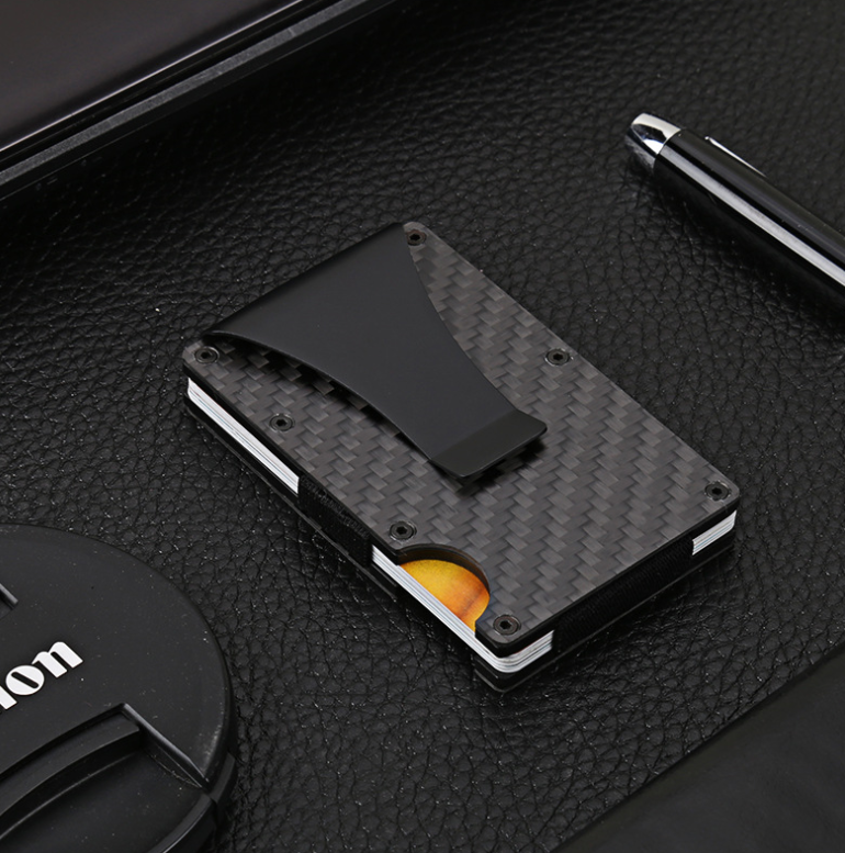 Carbon fiber RFID anti-magnetic card holder wallet - Card Holders -  Trend Goods