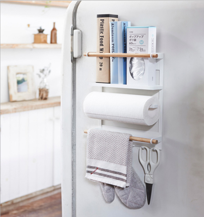 Refrigerator Rack Side Hanging Magnet Shelf - Storage & Organizers -  Trend Goods