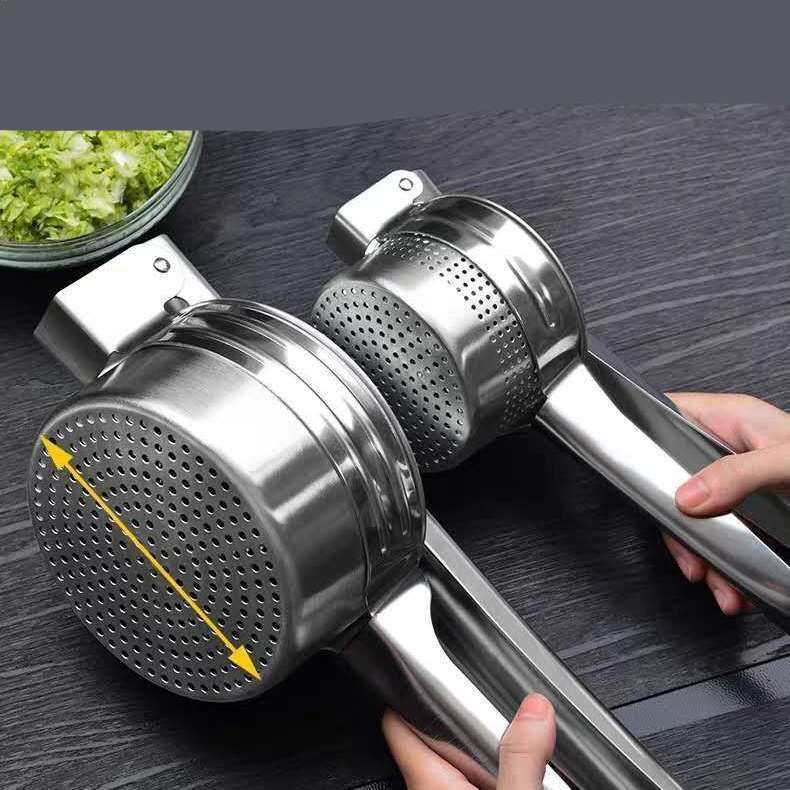 Stainless Steel Portable Juicer Squeezing Potato Masher Garlic Press - Juicers -  Trend Goods