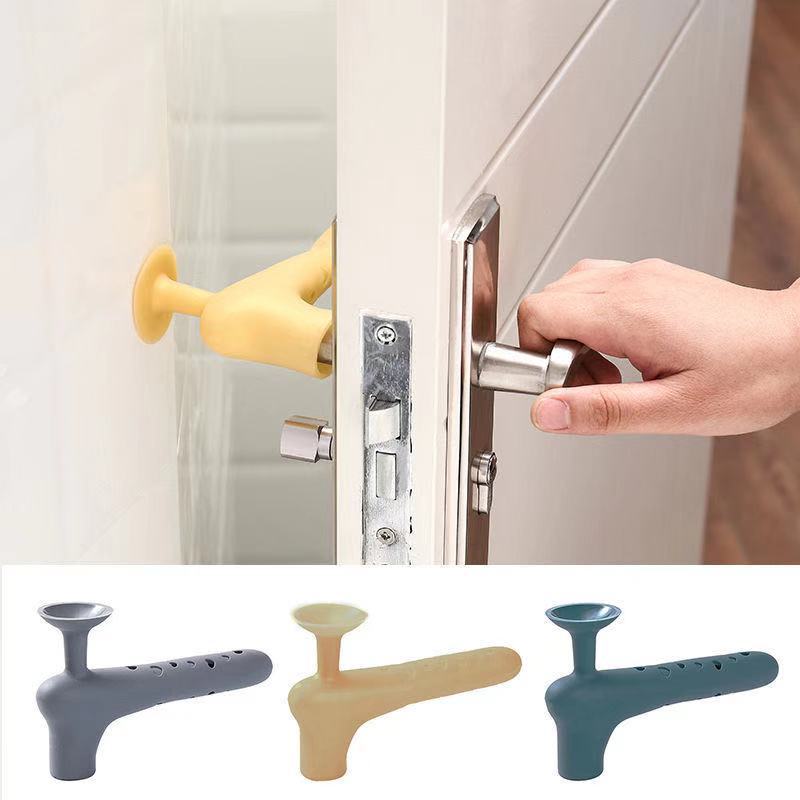 Protective Anti-collision Silicone Door Handle - Door Stoppers -  Trend Goods