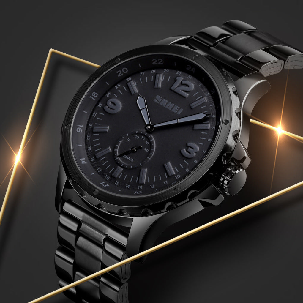 Steel Belt Waterproof Quartz Watch - Watches -  Trend Goods