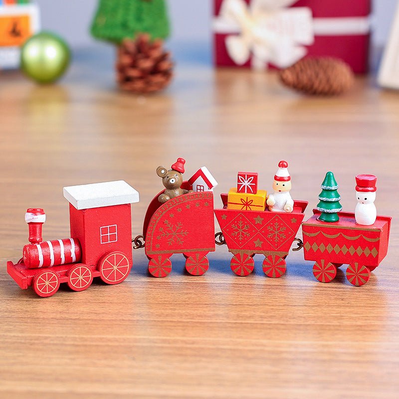 4pcs Mini Wood Train Toys - Toys -  Trend Goods