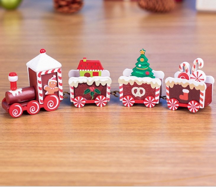 4pcs Mini Wood Train Toys - Toys -  Trend Goods