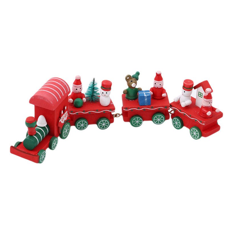 4pcs Mini Wood Train Toys - Toys -  Trend Goods