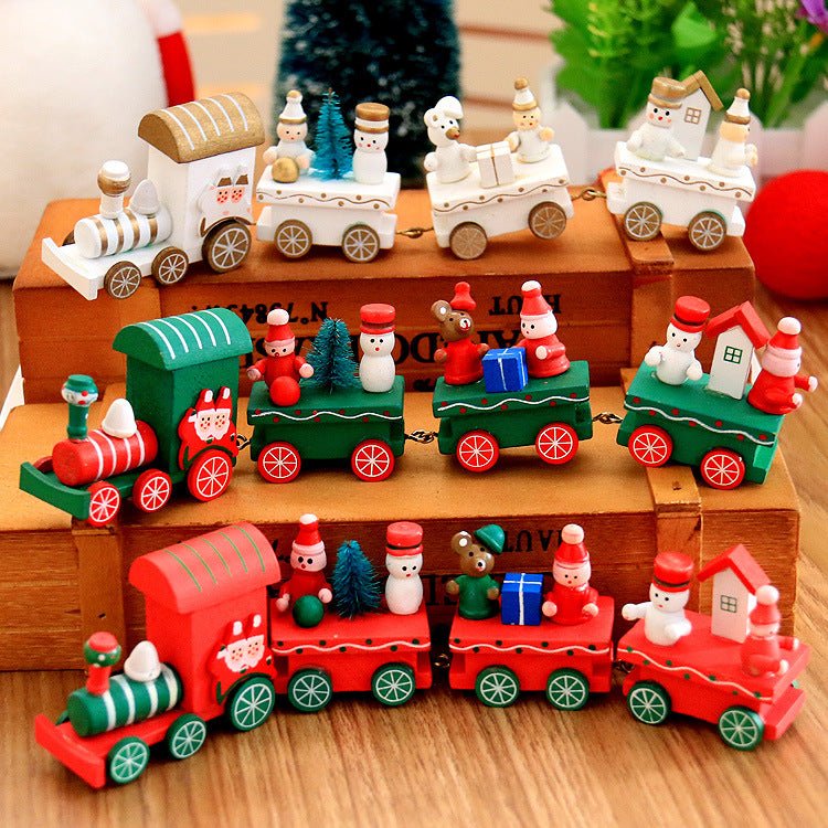 4pcs Mini Wood Train Toys - Toys -  Trend Goods