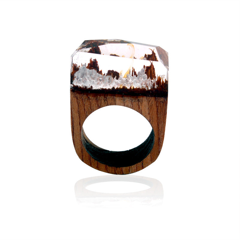 Wood ring characteristic ring resin ring - Rings -  Trend Goods