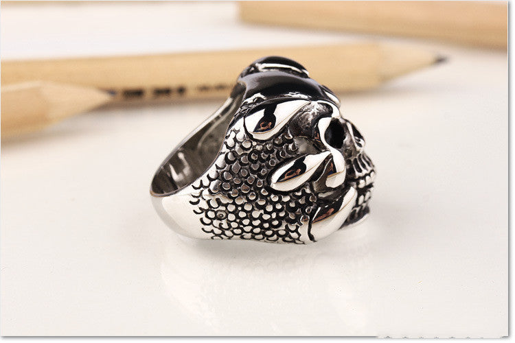 Luminous Skull Spike Ring - Rings -  Trend Goods