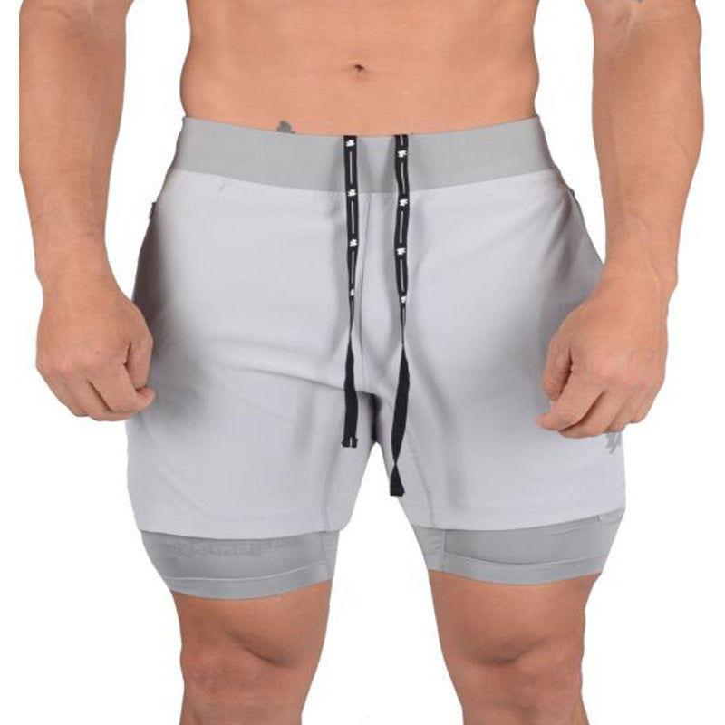 Running Shorts Gym Fitness Bodybuilding Training Quick-drying Shorts - Shorts -  Trend Goods