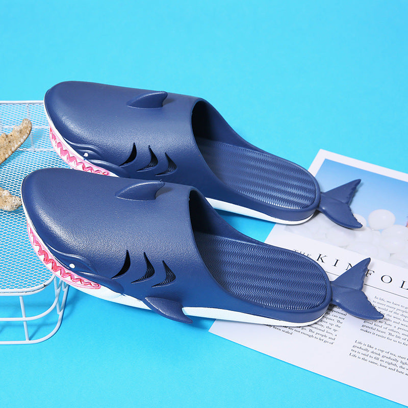 Shark Slippers Beach Shoes Home Flat Slippers - Slippers -  Trend Goods