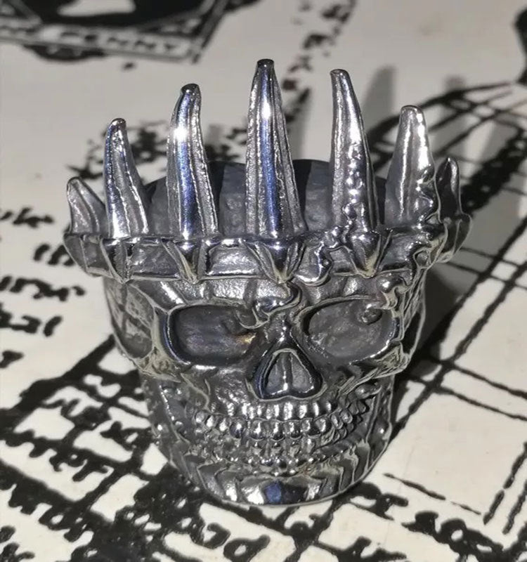 Exaggerated punk crown skull ring - Rings -  Trend Goods