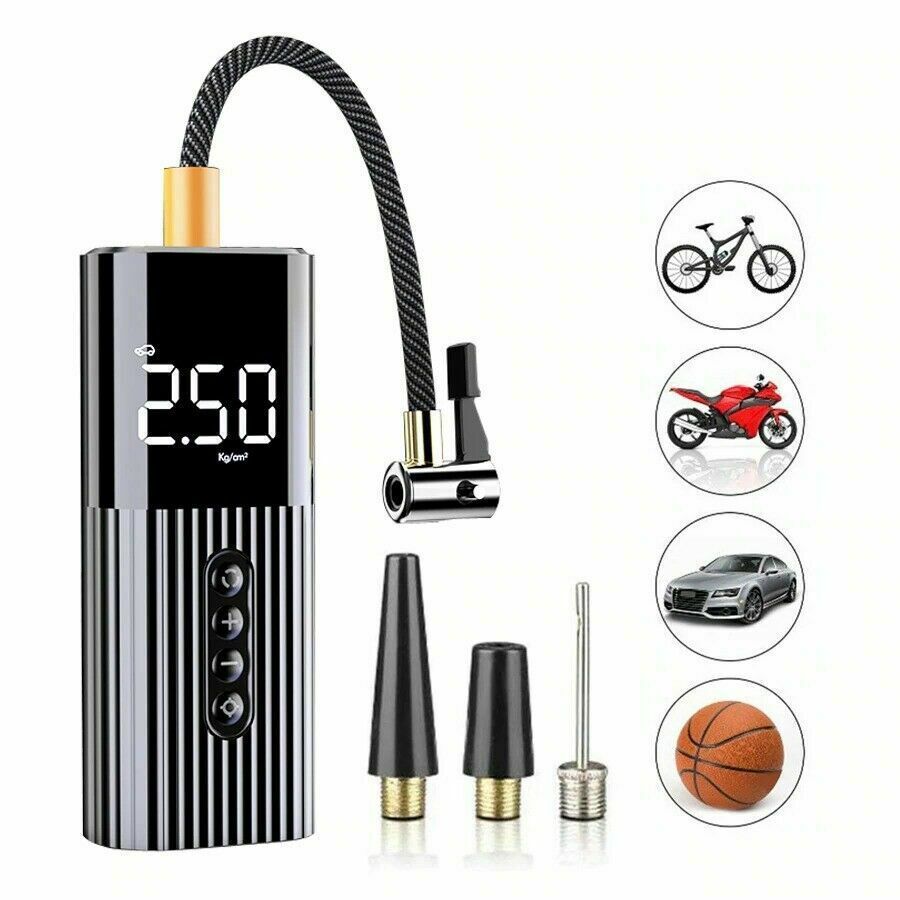 Portable Mini Electric Car Tire Air Compressor - Air Compressors -  Trend Goods