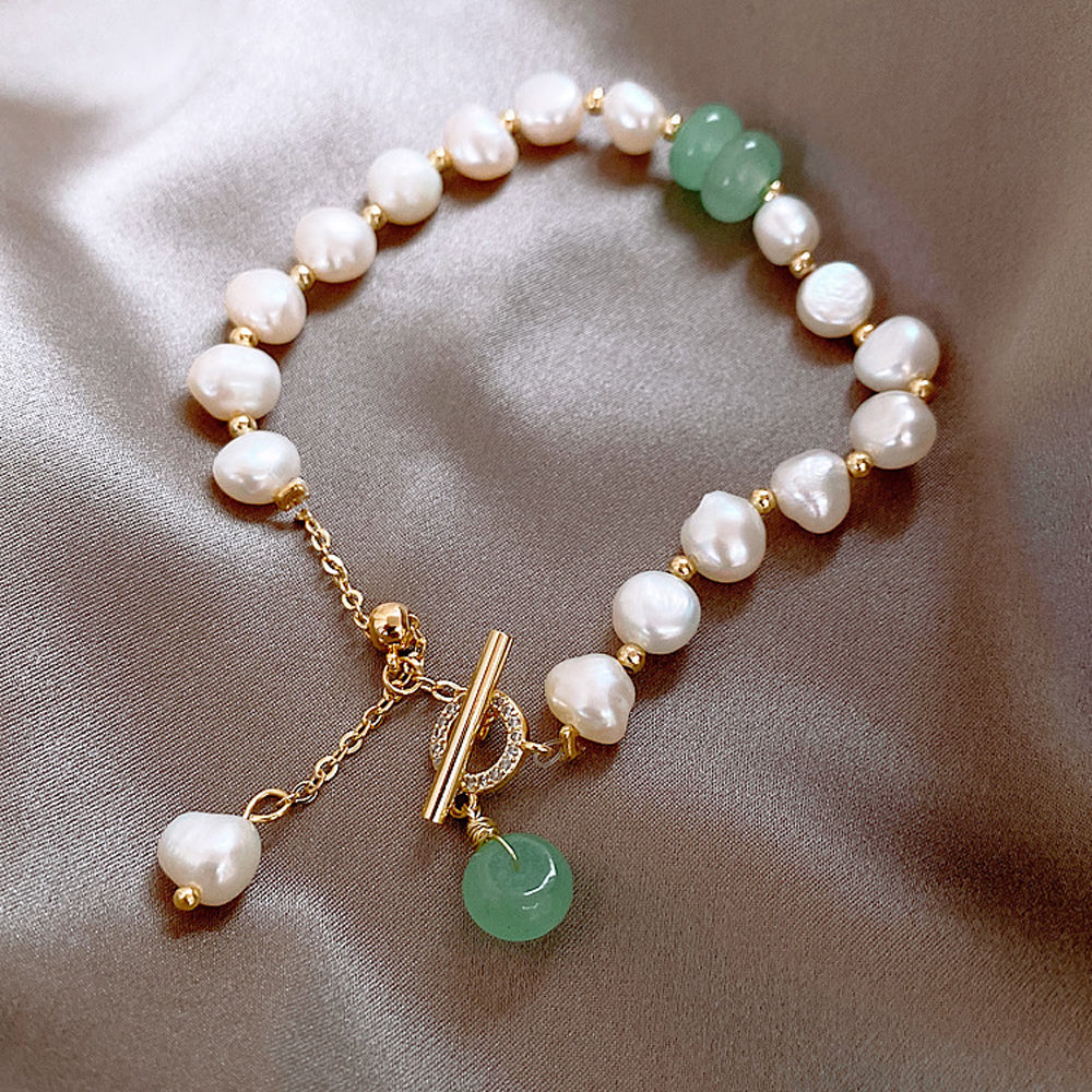 Freshwater Pearl Adjustable Bracelet - Bracelets -  Trend Goods