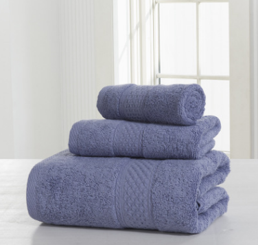 Cotton soft double-sided thickening towel skin-friendly bath towel set - Towels -  Trend Goods
