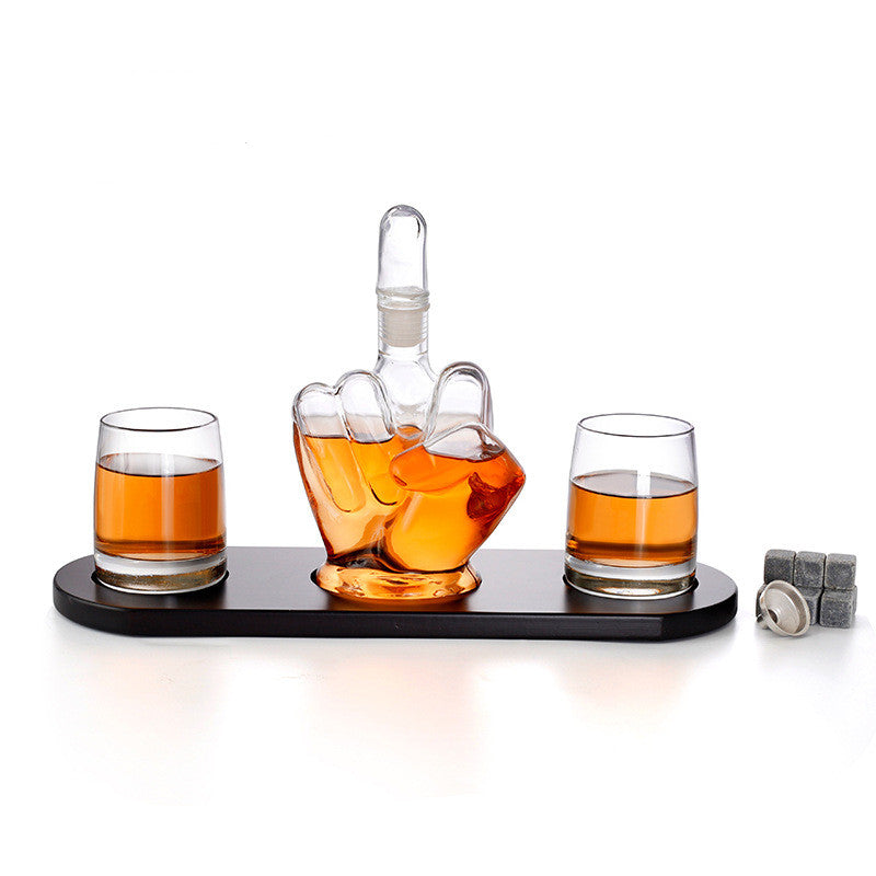 Funny Creative Glass Bottle and Glasses - Bar Stuff -  Trend Goods