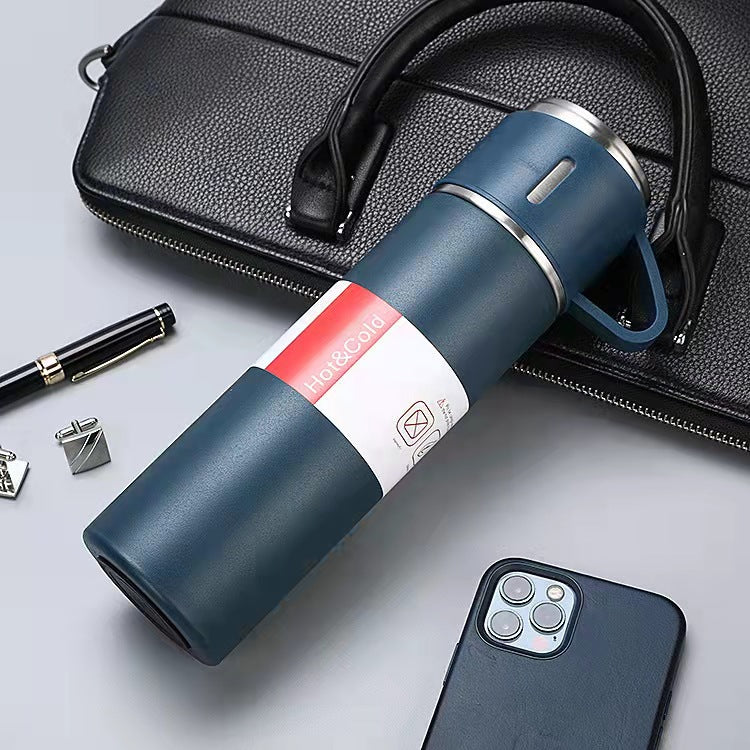 Stainless Steel Vacuum Flask Business Gift Set - Mugs -  Trend Goods