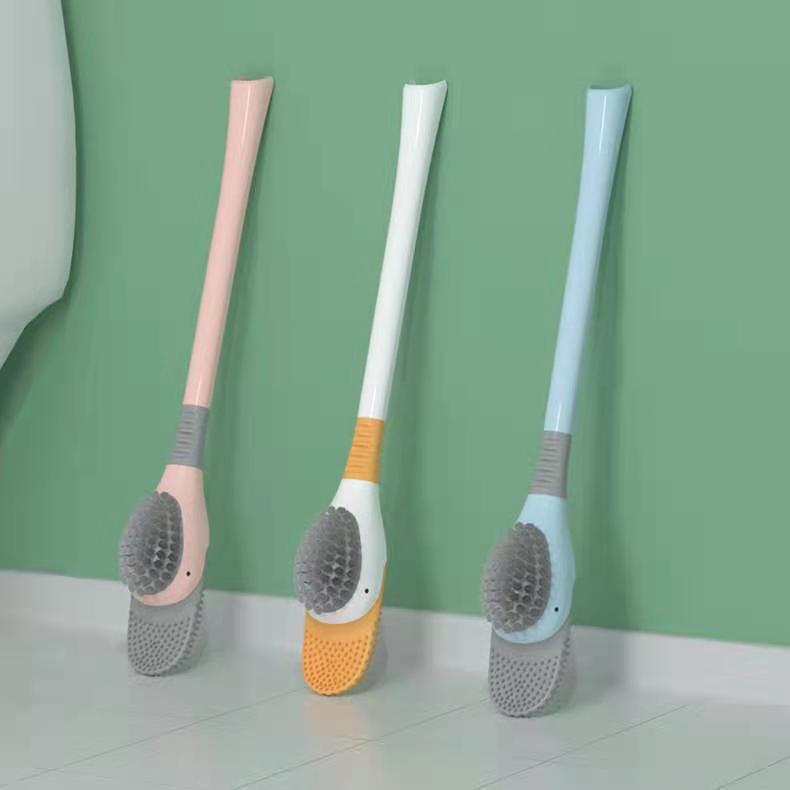 Diving Duck Long Handle Toilet Brush Without Dead Angle - Toilet Brushes -  Trend Goods